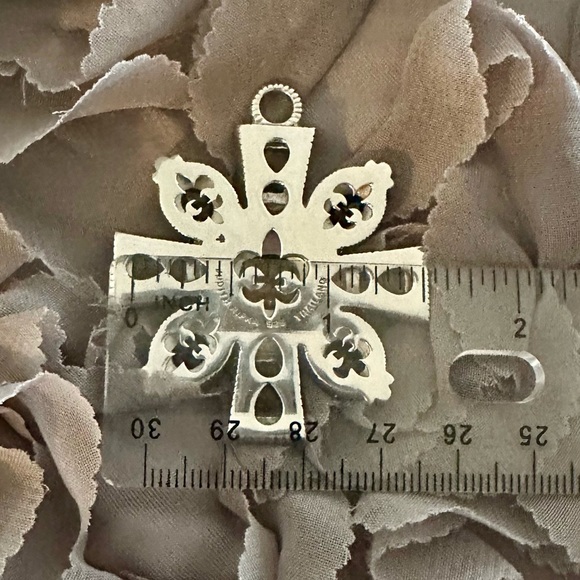 Judith Ripka Sterling Silver Citrine Tigers Eye and Onyx Pendant - Picture 7 of 7